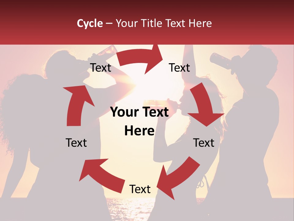 A Group Of People Standing Next To Each Other PowerPoint Template