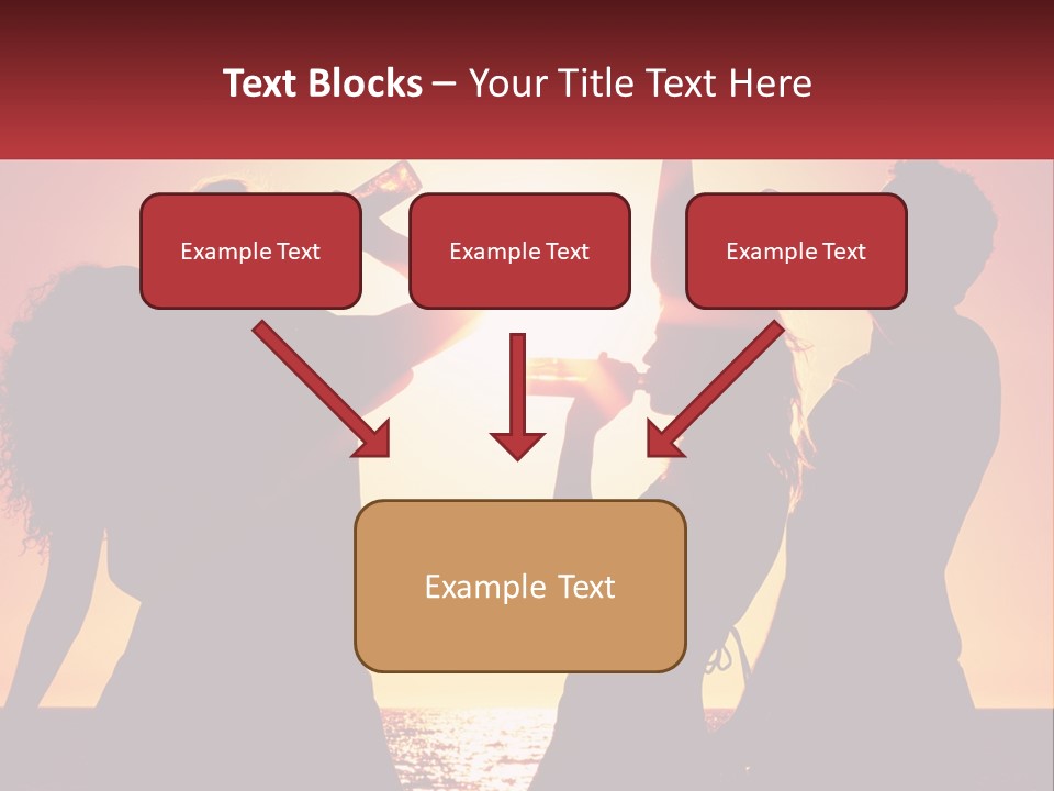A Group Of People Standing Next To Each Other PowerPoint Template