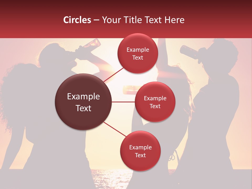 A Group Of People Standing Next To Each Other PowerPoint Template