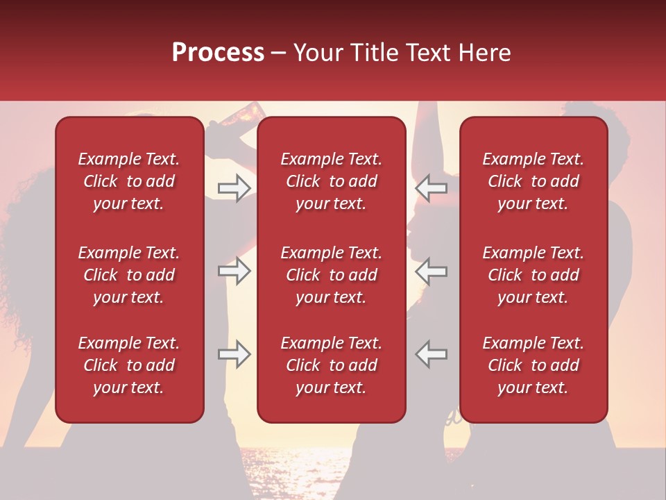 A Group Of People Standing Next To Each Other PowerPoint Template