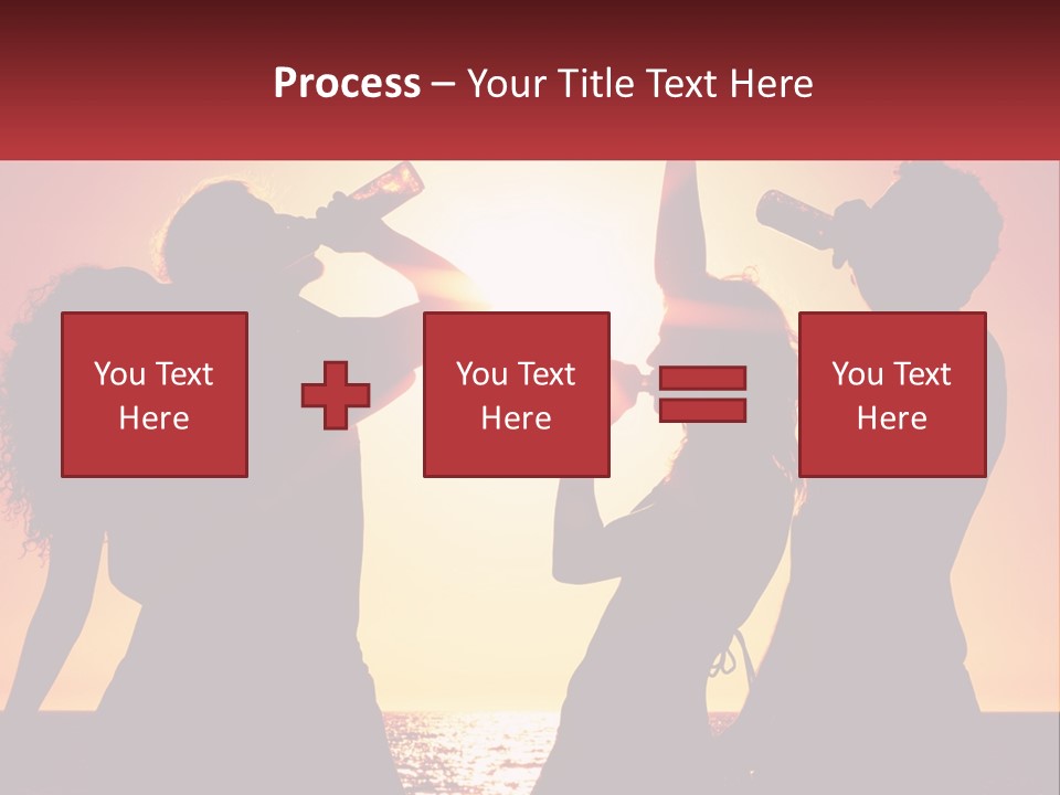 A Group Of People Standing Next To Each Other PowerPoint Template