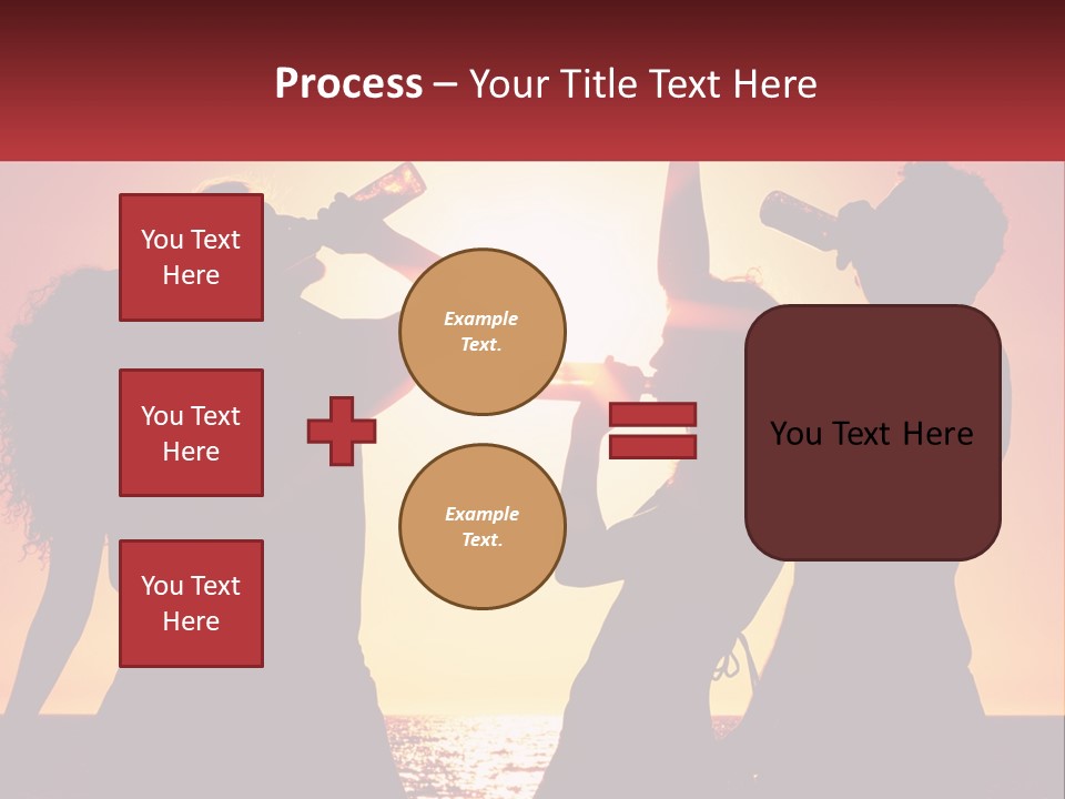 A Group Of People Standing Next To Each Other PowerPoint Template