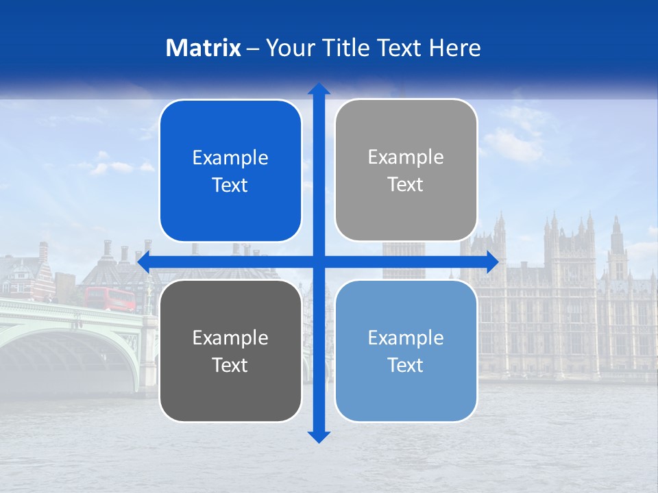 A Picture Of Big Ben And The Houses Of Parliament PowerPoint Template