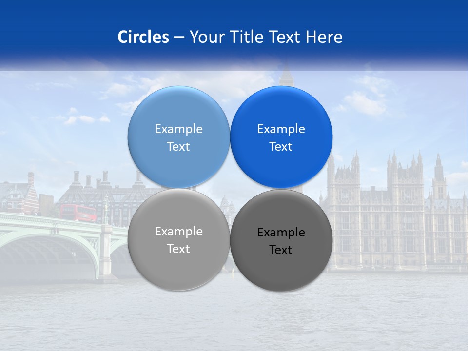 A Picture Of Big Ben And The Houses Of Parliament PowerPoint Template