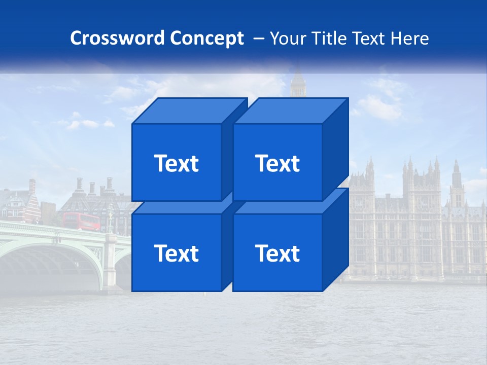 A Picture Of Big Ben And The Houses Of Parliament PowerPoint Template
