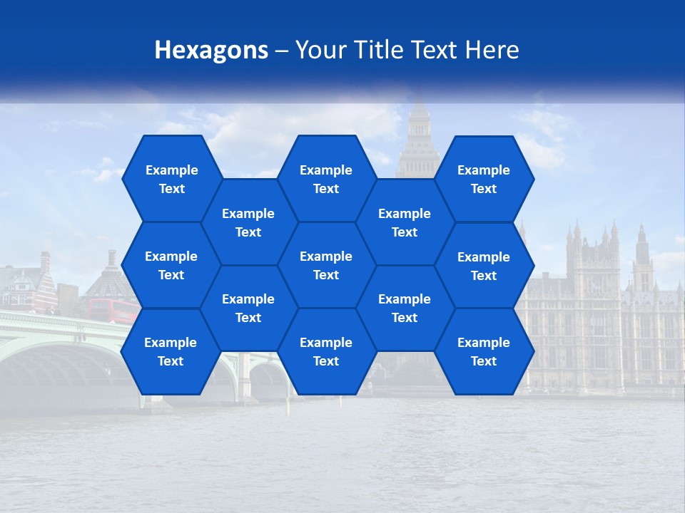 A Picture Of Big Ben And The Houses Of Parliament PowerPoint Template