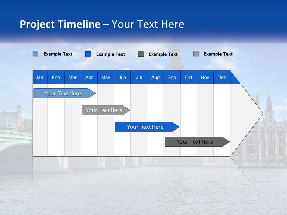 A Picture Of Big Ben And The Houses Of Parliament PowerPoint Template