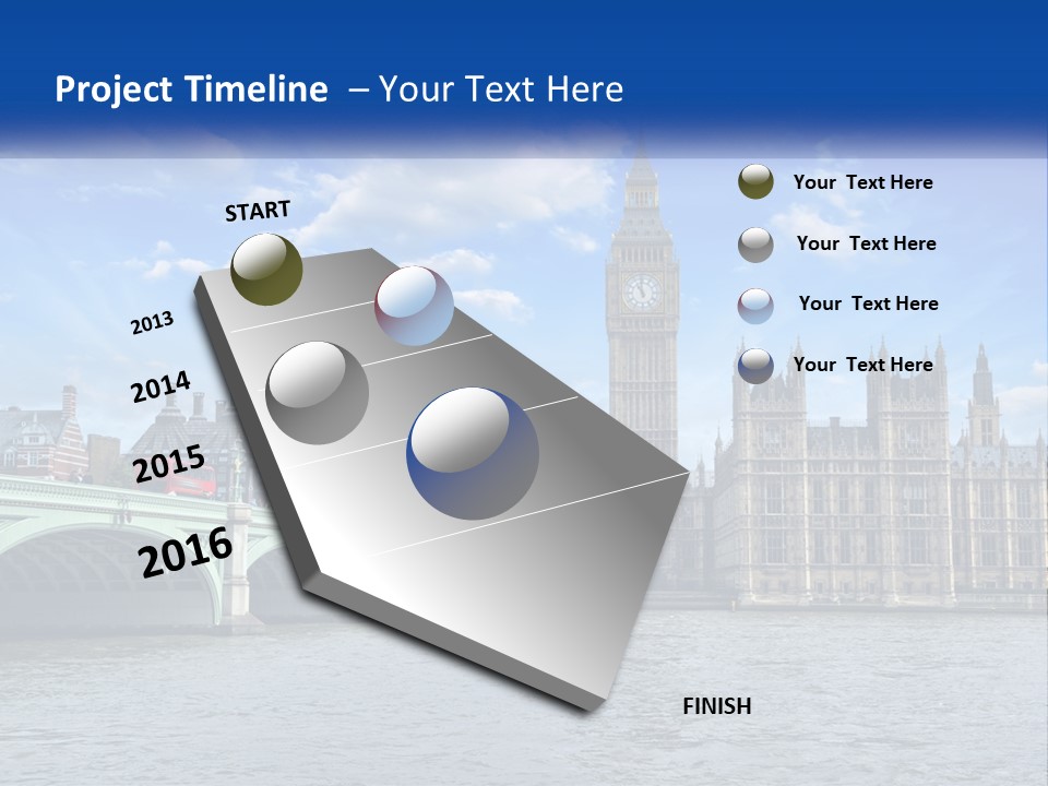 A Picture Of Big Ben And The Houses Of Parliament PowerPoint Template