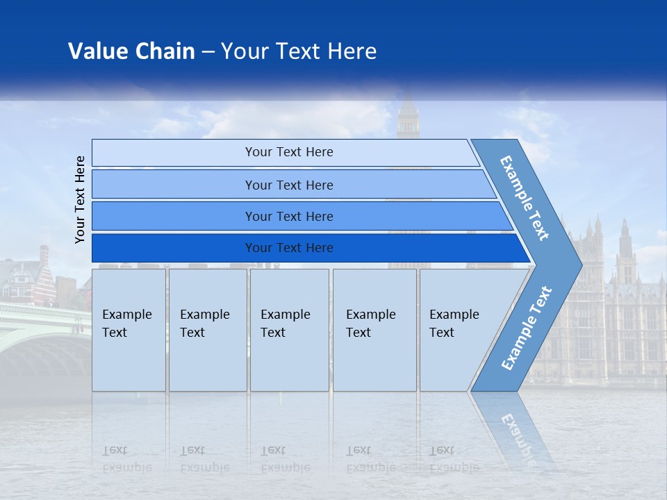 A Picture Of Big Ben And The Houses Of Parliament PowerPoint Template