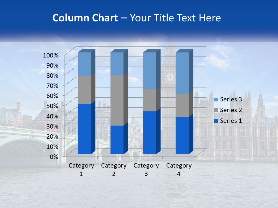 A Picture Of Big Ben And The Houses Of Parliament PowerPoint Template