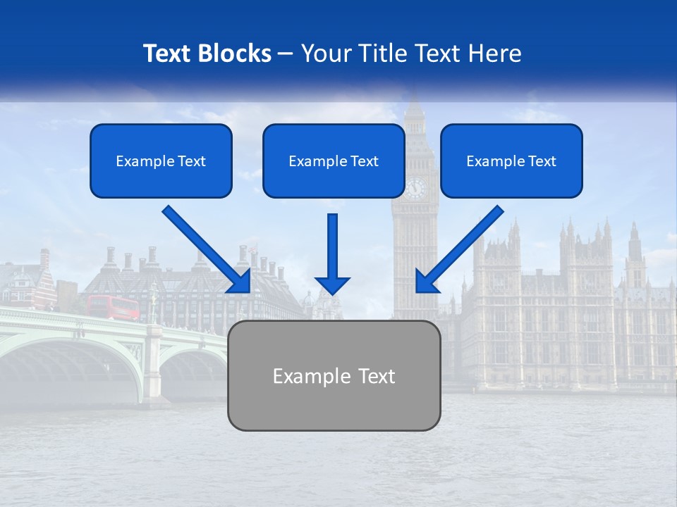 A Picture Of Big Ben And The Houses Of Parliament PowerPoint Template