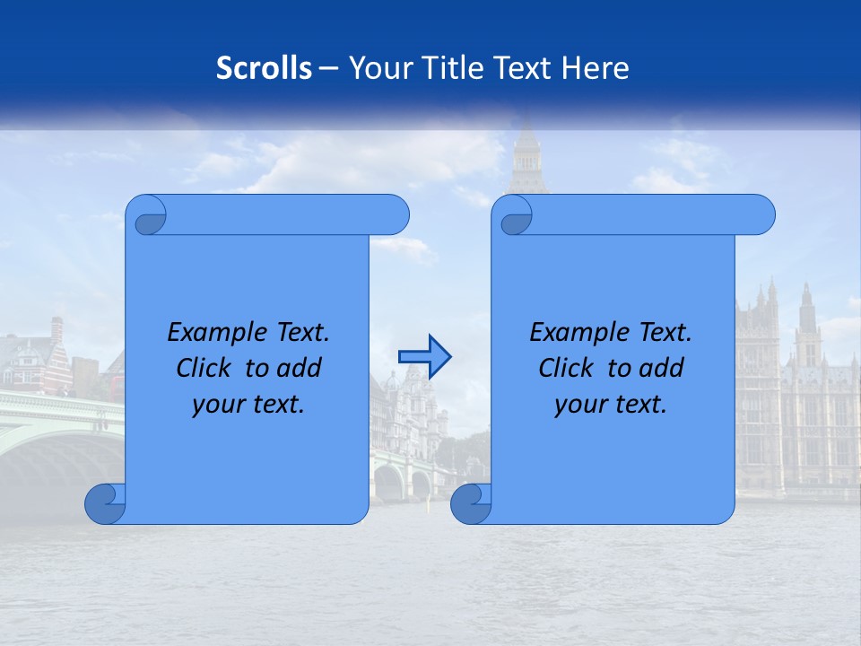 A Picture Of Big Ben And The Houses Of Parliament PowerPoint Template