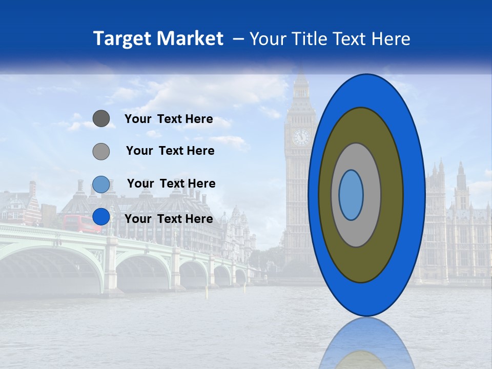 A Picture Of Big Ben And The Houses Of Parliament PowerPoint Template