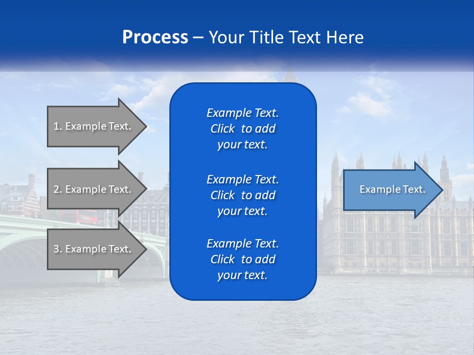 A Picture Of Big Ben And The Houses Of Parliament PowerPoint Template