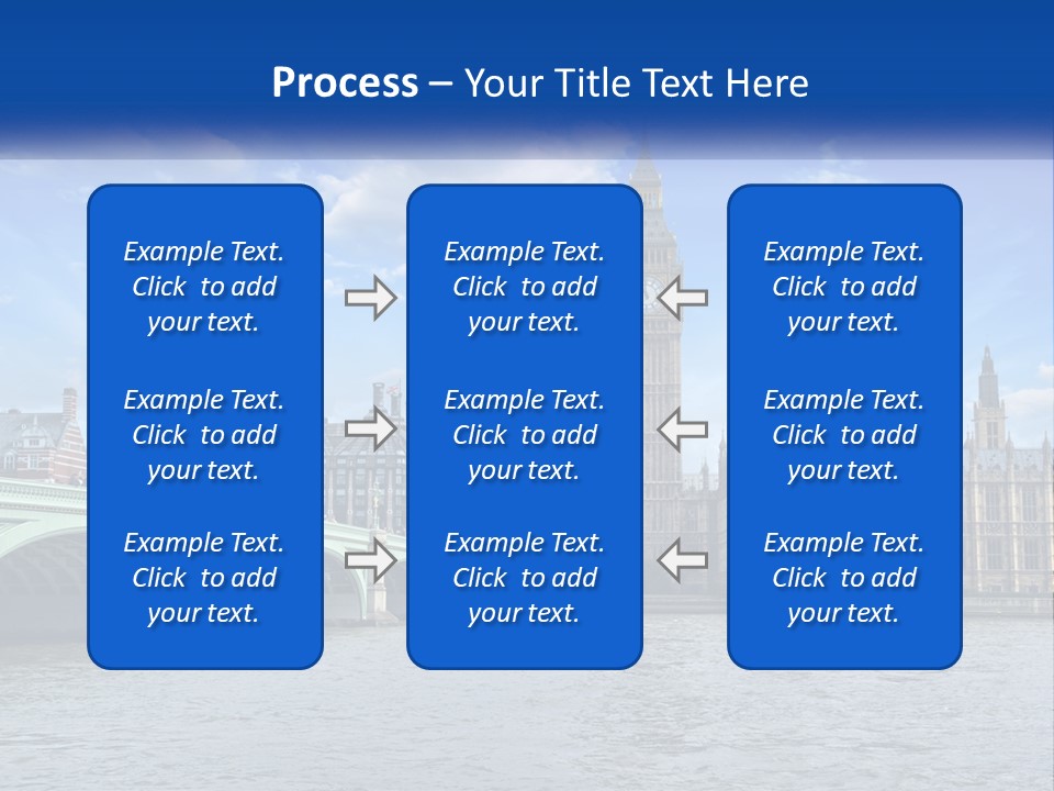 A Picture Of Big Ben And The Houses Of Parliament PowerPoint Template