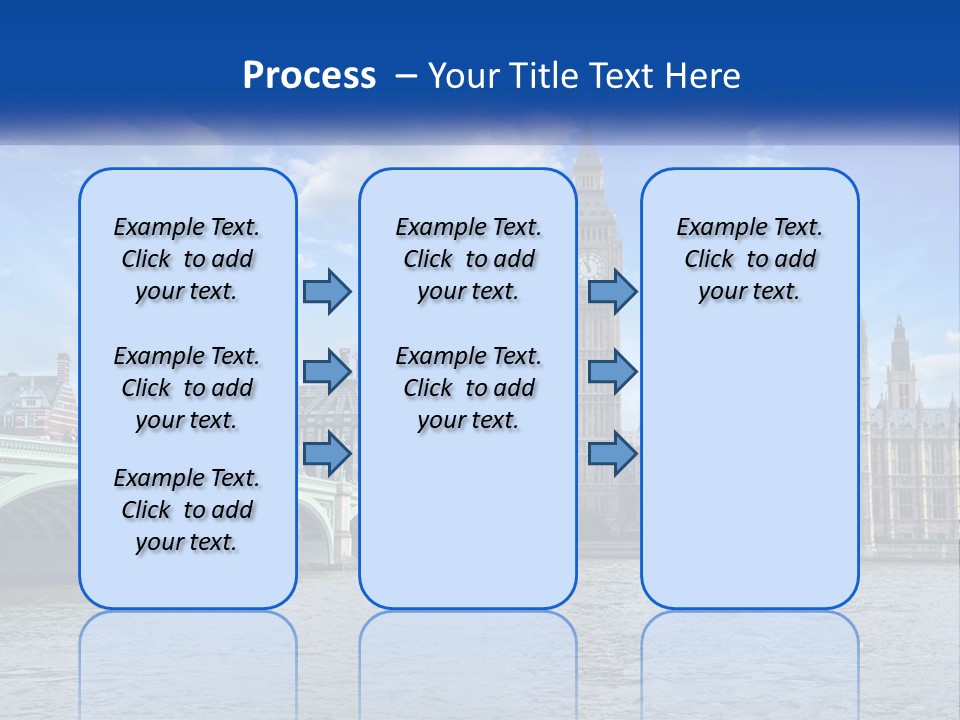 A Picture Of Big Ben And The Houses Of Parliament PowerPoint Template