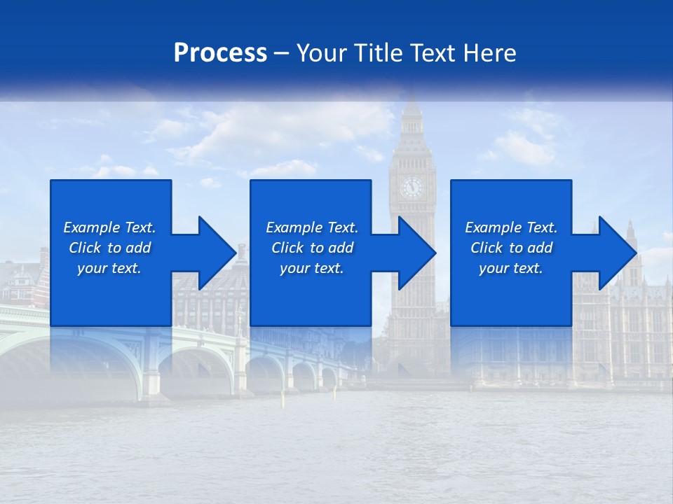 A Picture Of Big Ben And The Houses Of Parliament PowerPoint Template