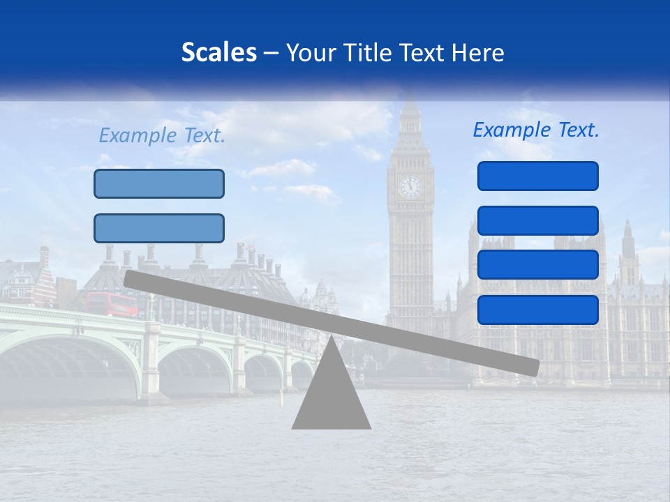 A Picture Of Big Ben And The Houses Of Parliament PowerPoint Template