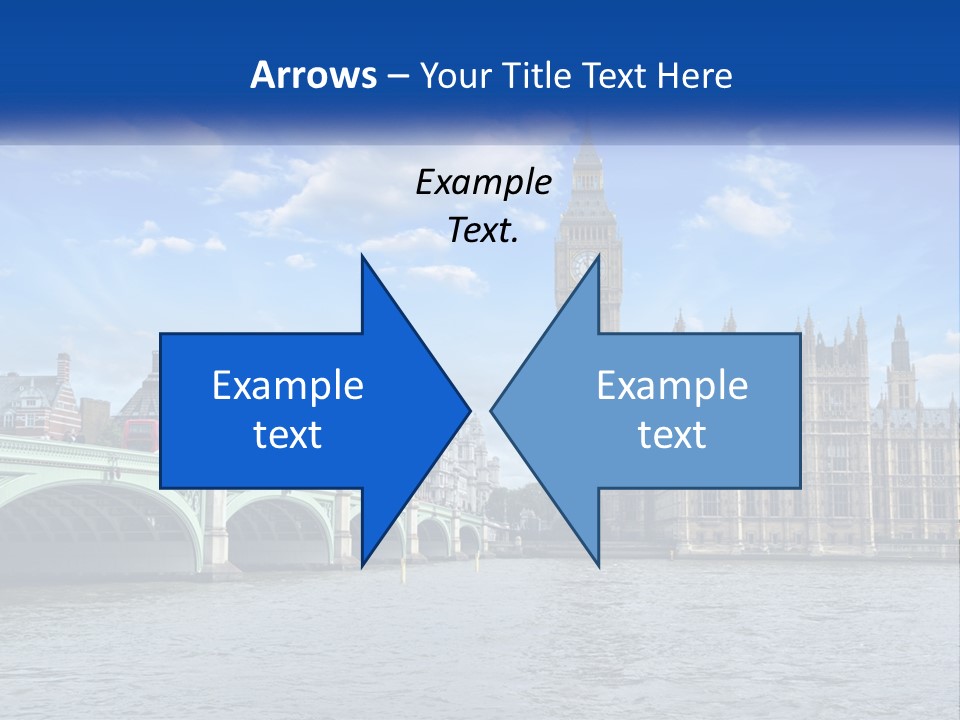 A Picture Of Big Ben And The Houses Of Parliament PowerPoint Template