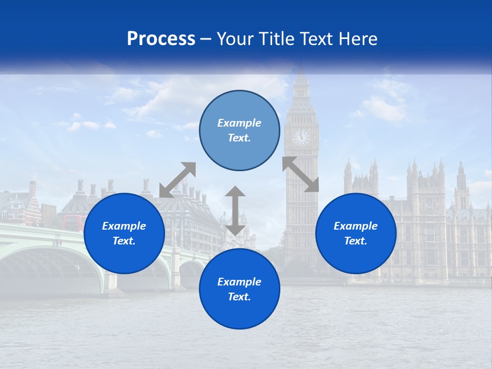 A Picture Of Big Ben And The Houses Of Parliament PowerPoint Template