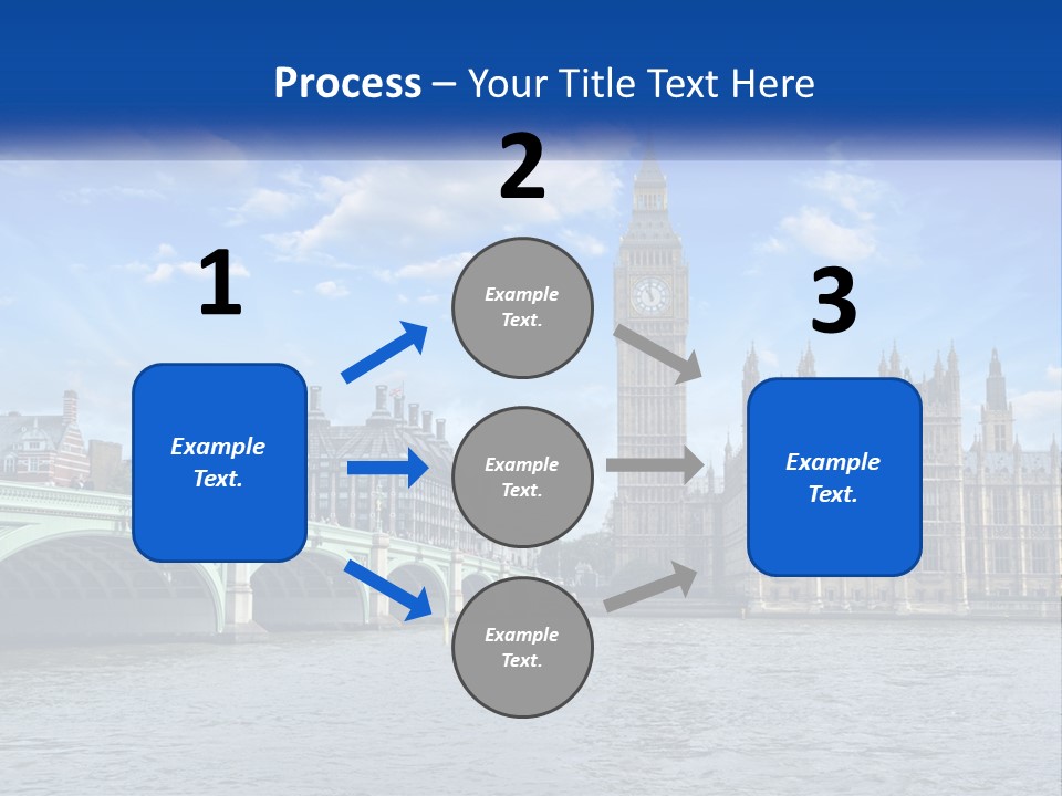 A Picture Of Big Ben And The Houses Of Parliament PowerPoint Template