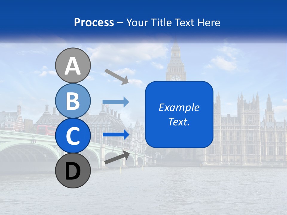 A Picture Of Big Ben And The Houses Of Parliament PowerPoint Template