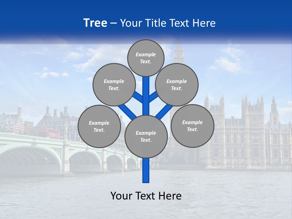 A Picture Of Big Ben And The Houses Of Parliament PowerPoint Template