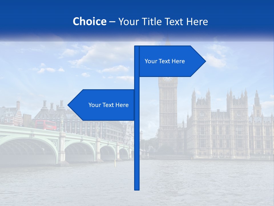 A Picture Of Big Ben And The Houses Of Parliament PowerPoint Template