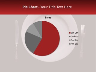 A Plate With A Broken Heart On It PowerPoint Template