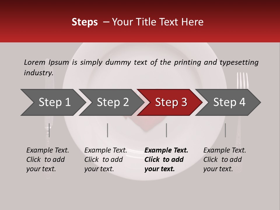 A Plate With A Broken Heart On It PowerPoint Template