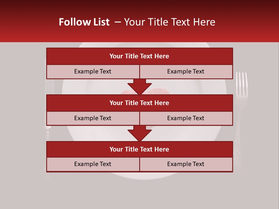 A Plate With A Broken Heart On It PowerPoint Template