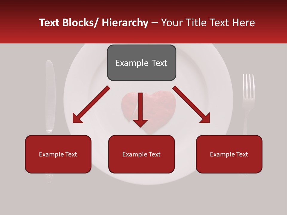 A Plate With A Broken Heart On It PowerPoint Template