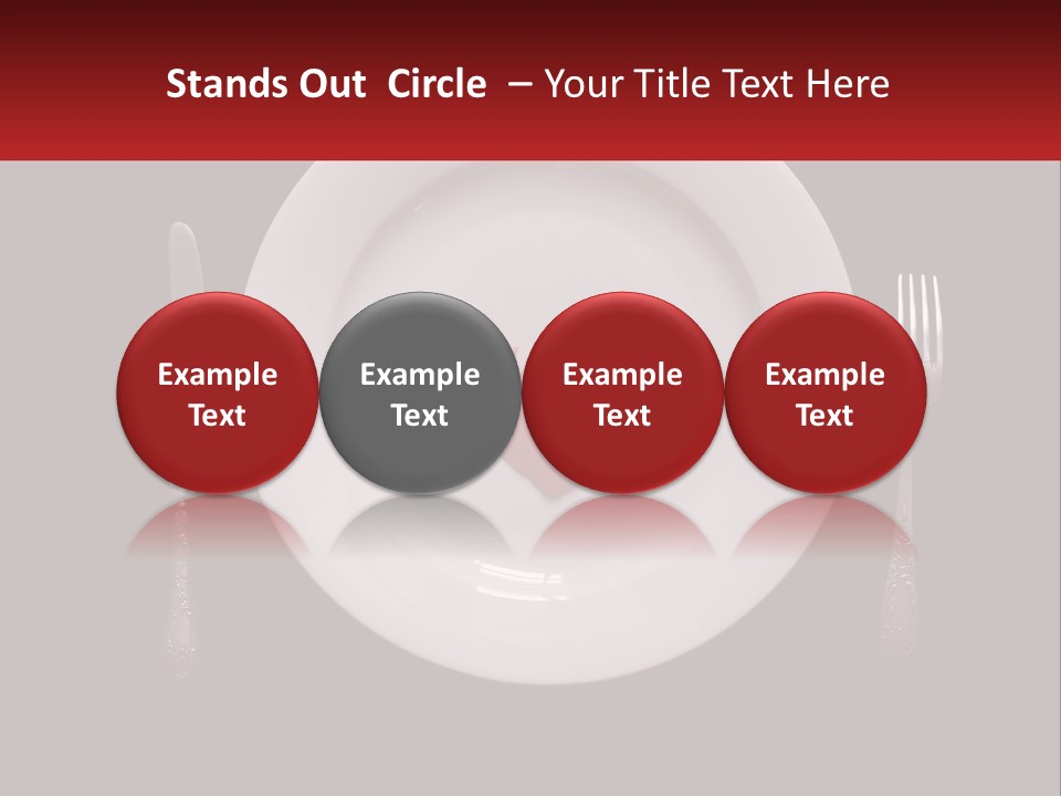 A Plate With A Broken Heart On It PowerPoint Template