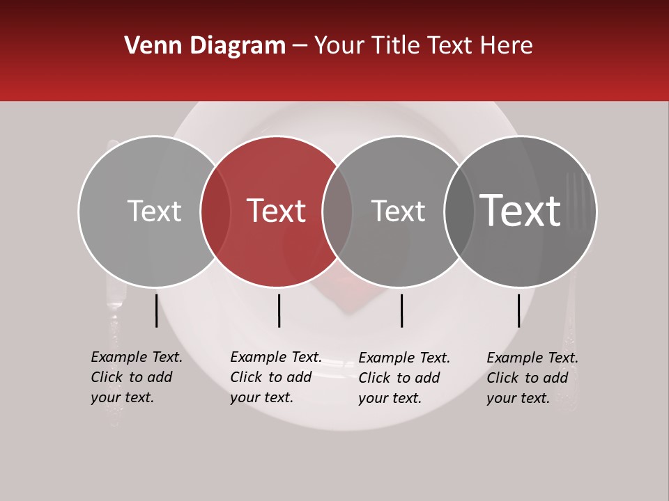 A Plate With A Broken Heart On It PowerPoint Template