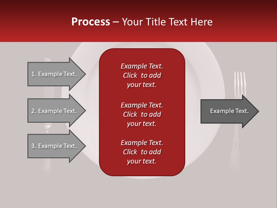 A Plate With A Broken Heart On It PowerPoint Template