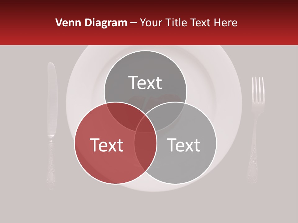 A Plate With A Broken Heart On It PowerPoint Template