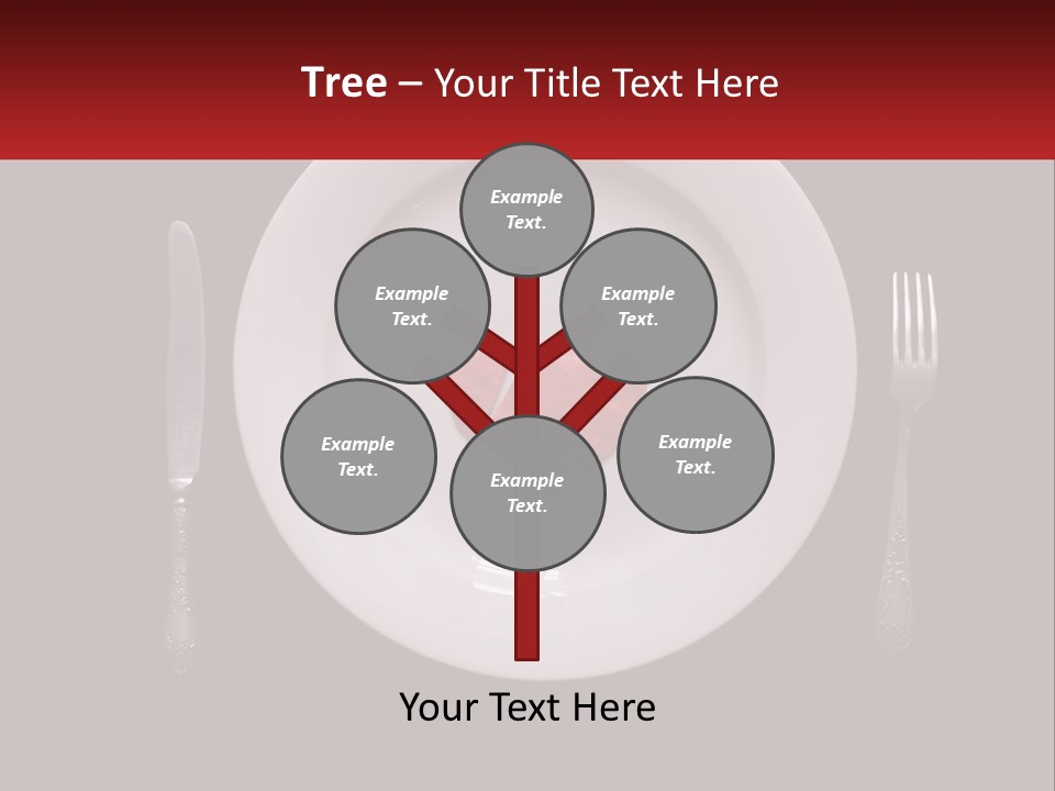A Plate With A Broken Heart On It PowerPoint Template