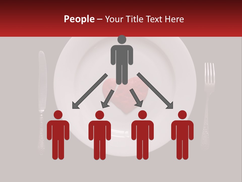 A Plate With A Broken Heart On It PowerPoint Template