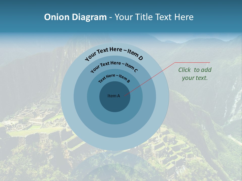 A View Of A Mountain With A Valley In The Background PowerPoint Template