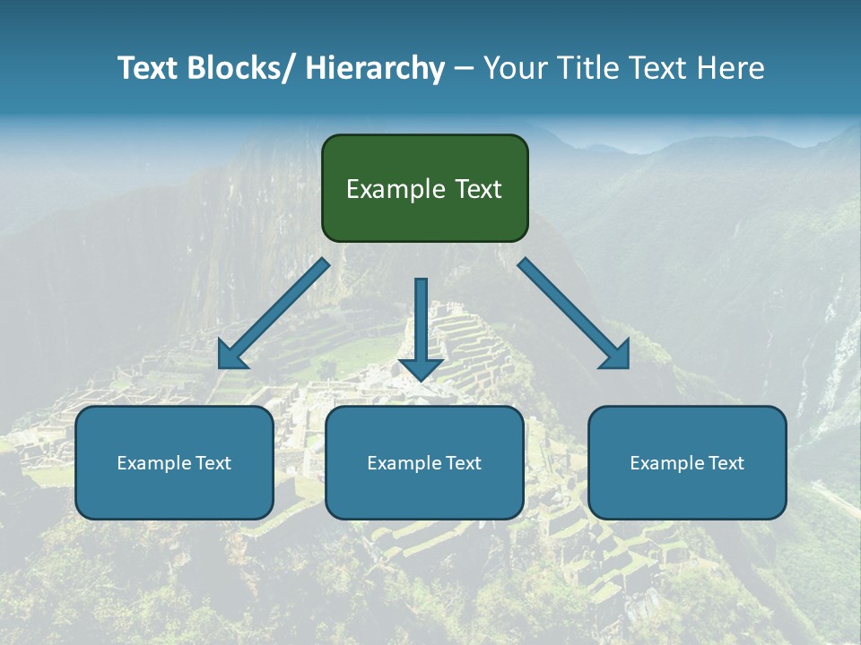 A View Of A Mountain With A Valley In The Background PowerPoint Template