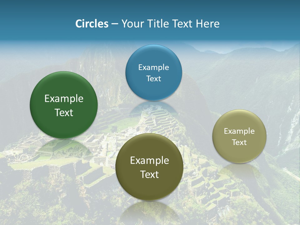 A View Of A Mountain With A Valley In The Background PowerPoint Template