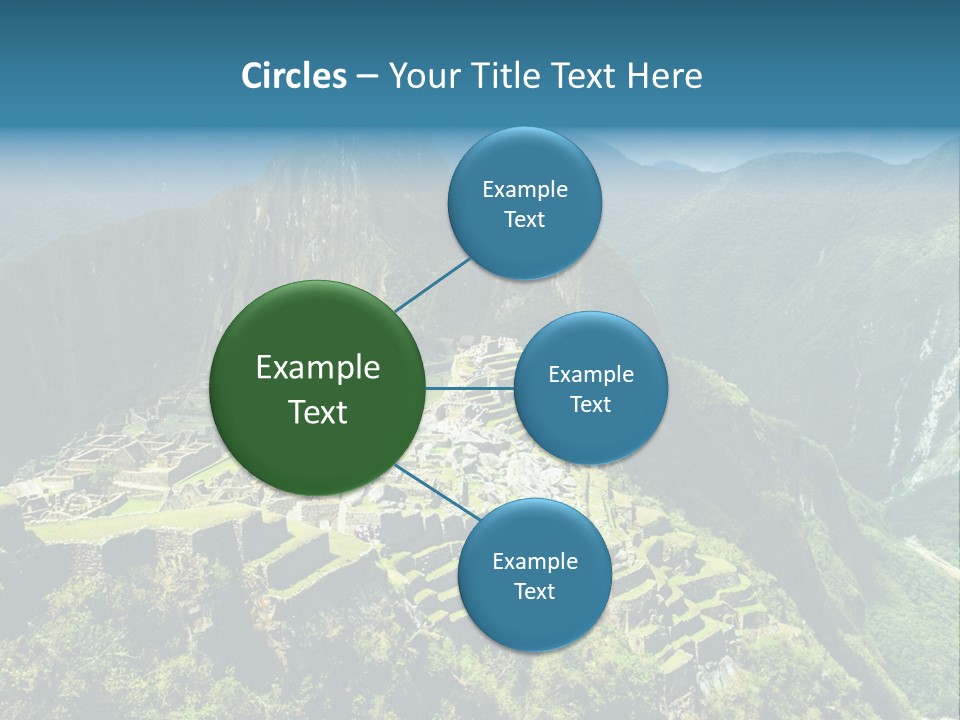 A View Of A Mountain With A Valley In The Background PowerPoint Template