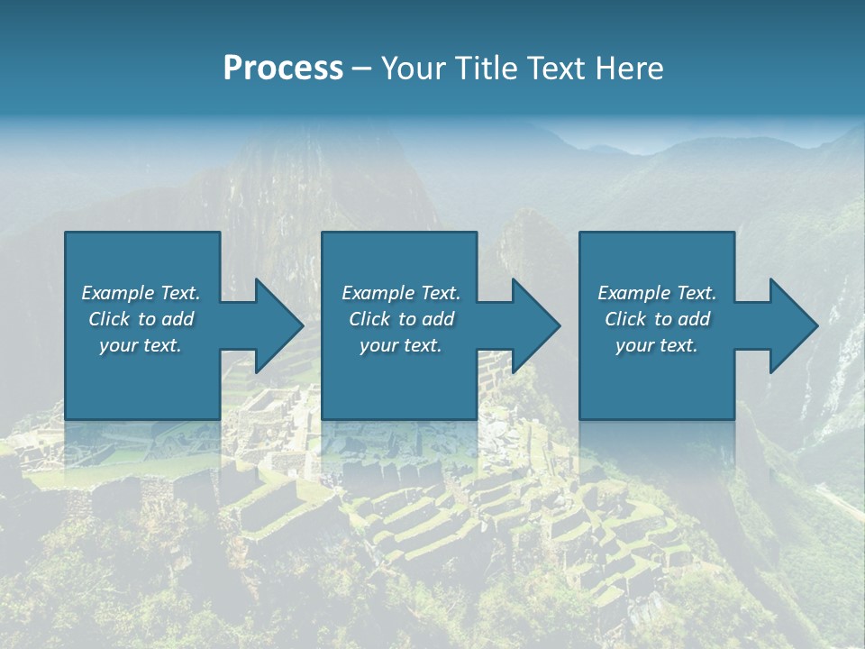 A View Of A Mountain With A Valley In The Background PowerPoint Template