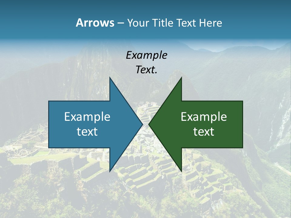 A View Of A Mountain With A Valley In The Background PowerPoint Template