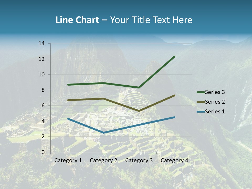 A View Of A Mountain With A Valley In The Background PowerPoint Template