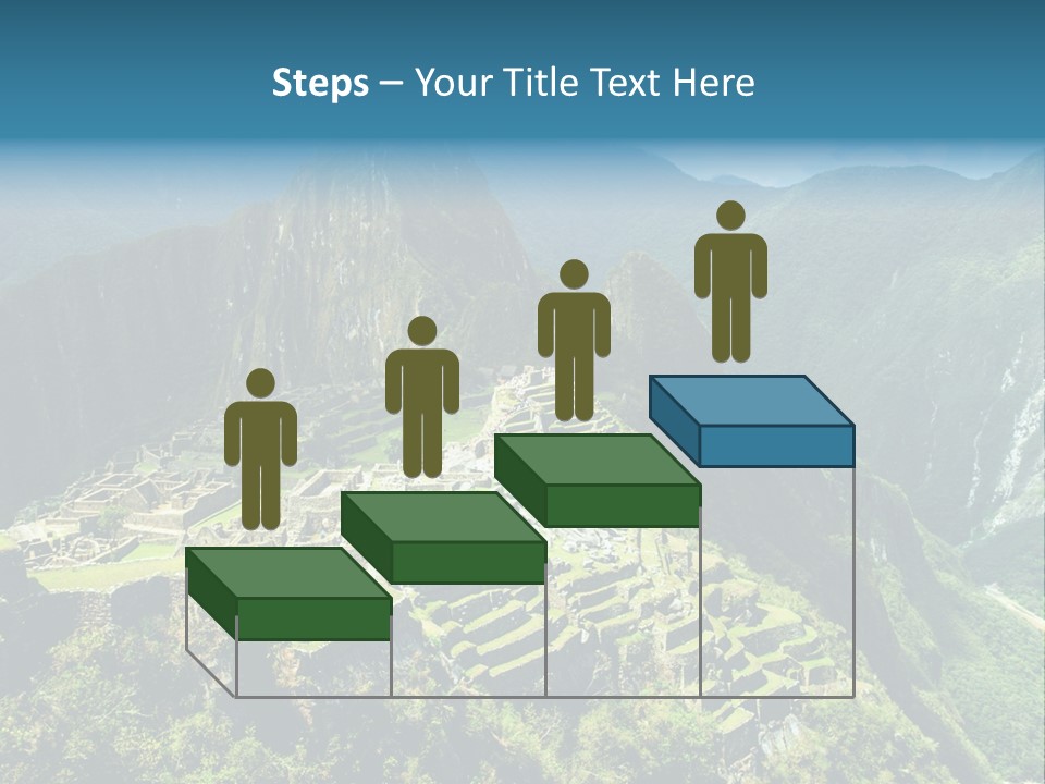A View Of A Mountain With A Valley In The Background PowerPoint Template