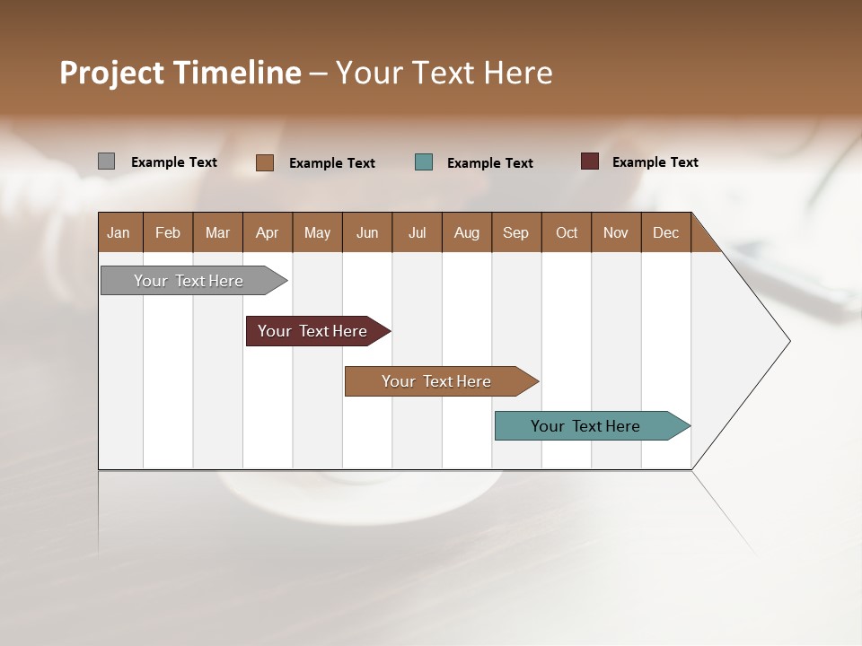 A Person Sitting At A Table With A Tablet PowerPoint Template