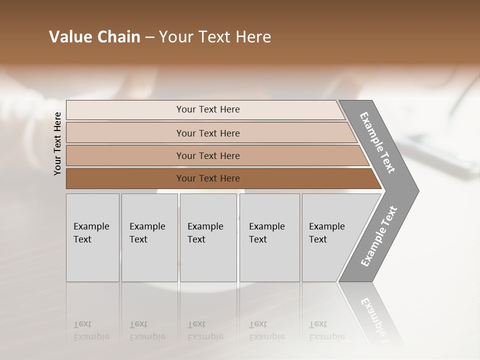 A Person Sitting At A Table With A Tablet PowerPoint Template