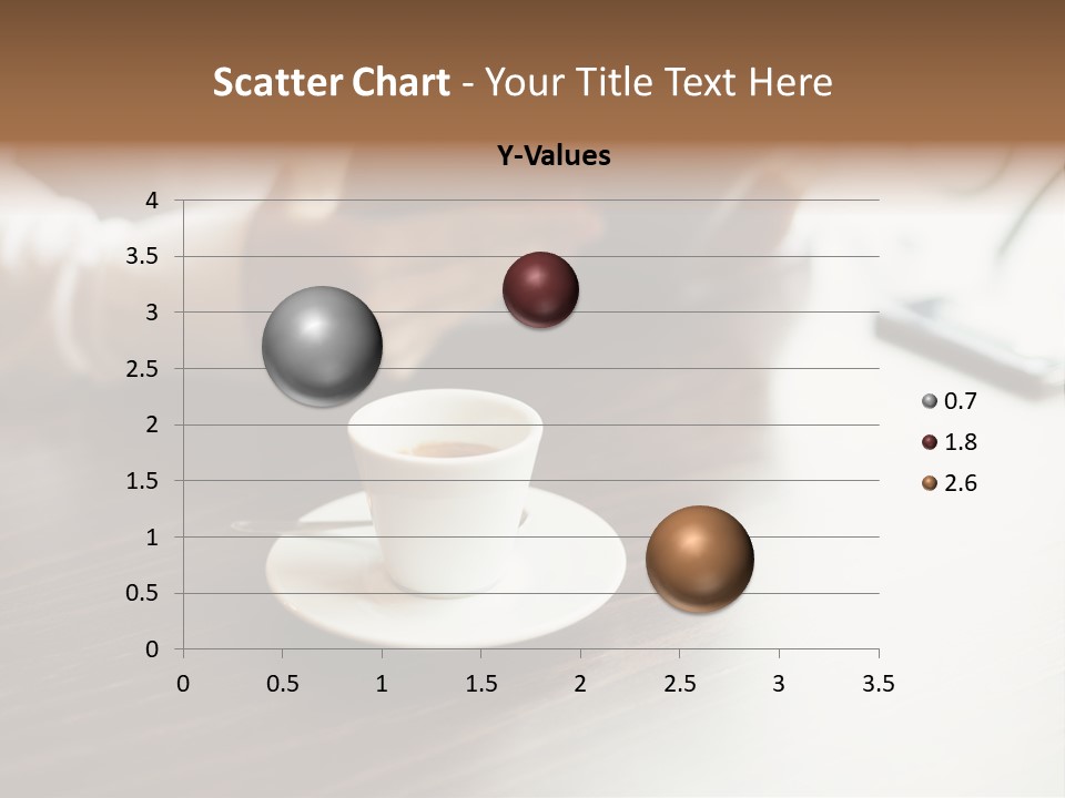 A Person Sitting At A Table With A Tablet PowerPoint Template