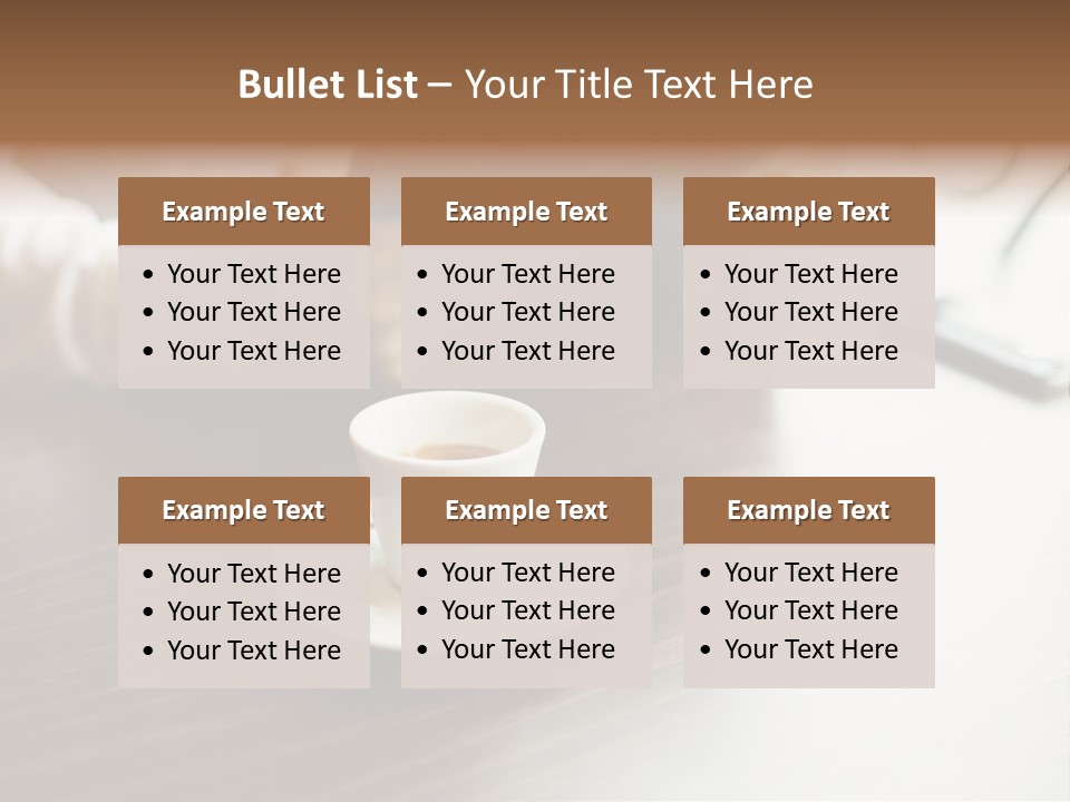 A Person Sitting At A Table With A Tablet PowerPoint Template